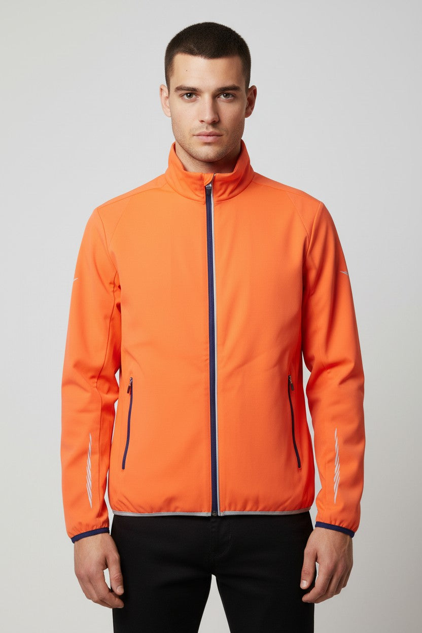 Shamp Herren Trainingsjacke Orange Größe M
