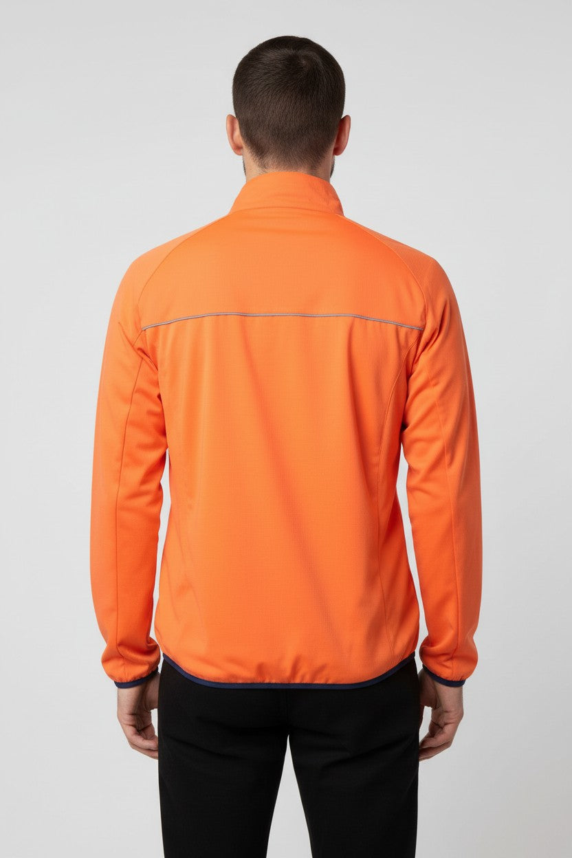 Shamp Herren Trainingsjacke Orange Größe M
