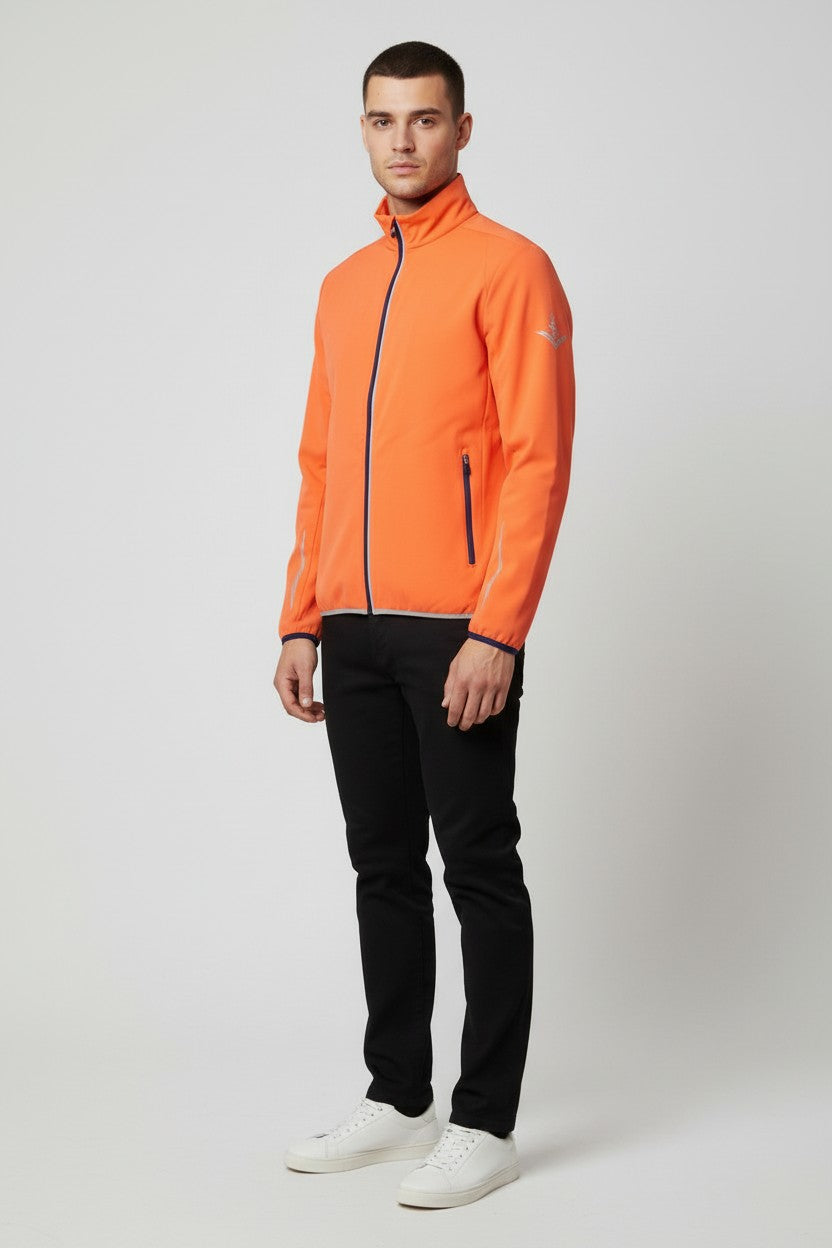 Shamp Herren Trainingsjacke Orange Größe M