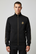 Superior Wear Herren Trainingsjacke Schwarz Größe S