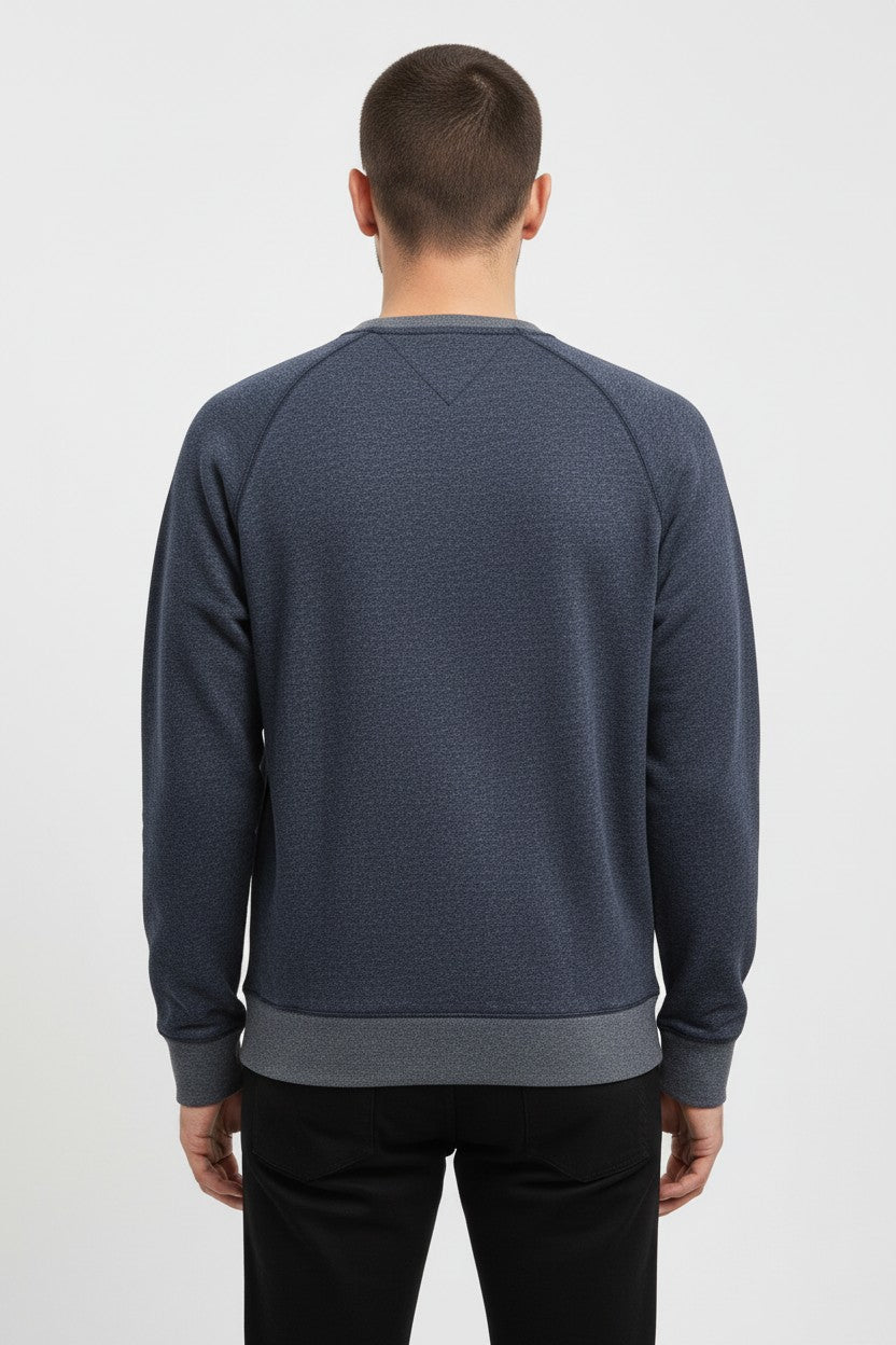 Tommy Hilfiger Herren Sweatshirt Blau Grau Größe L