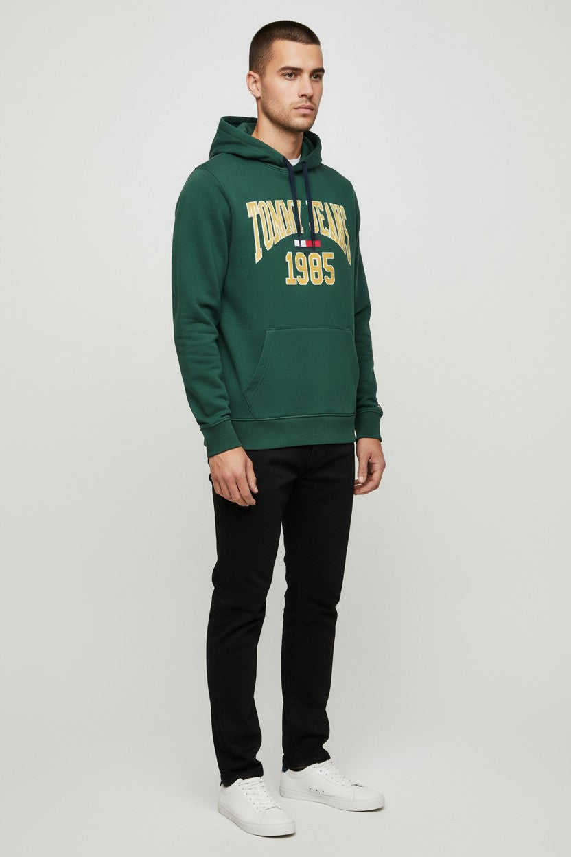 Tommy Hilfiger Jeans Herren Kapuzenpullover Grün Größe L