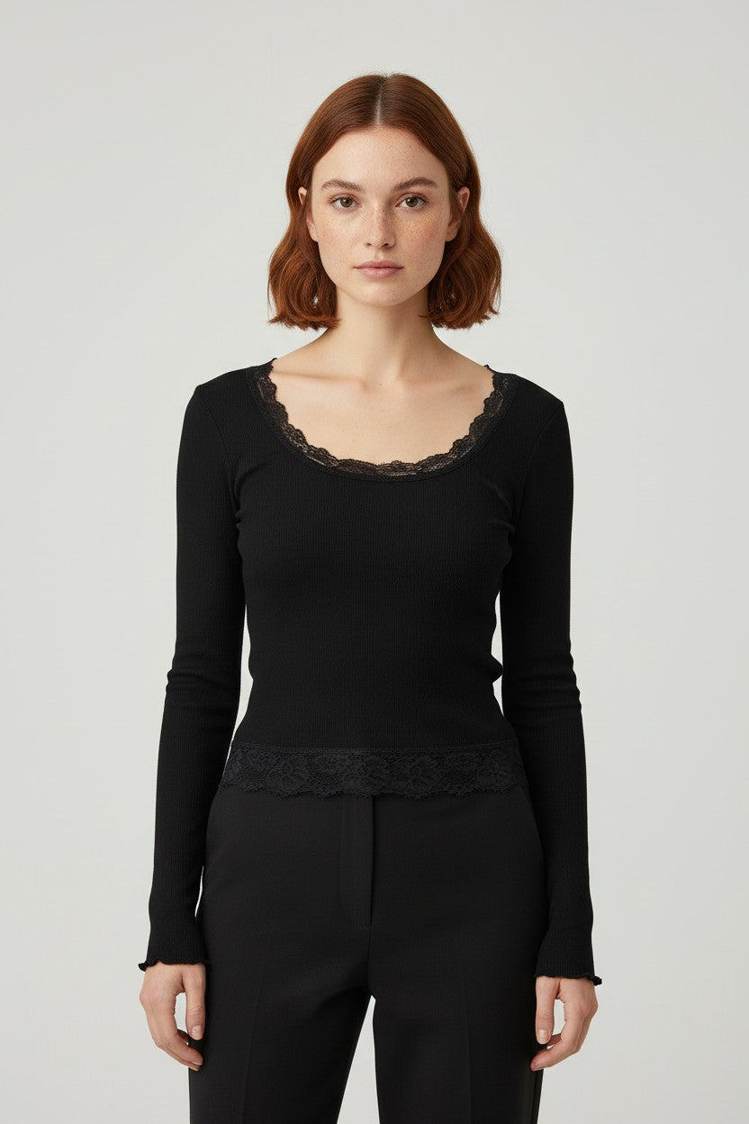 Clockhouse Damen Top Schwarz Größe XS