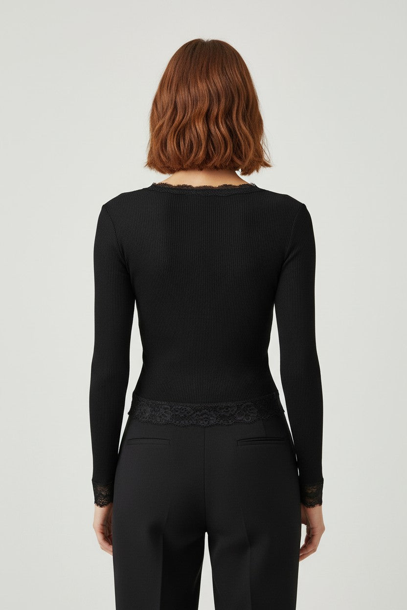 Clockhouse Damen Top Schwarz Größe XS