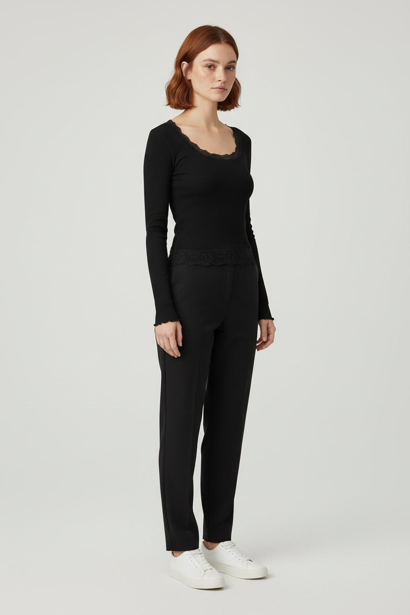 Clockhouse Damen Top Schwarz Größe XS