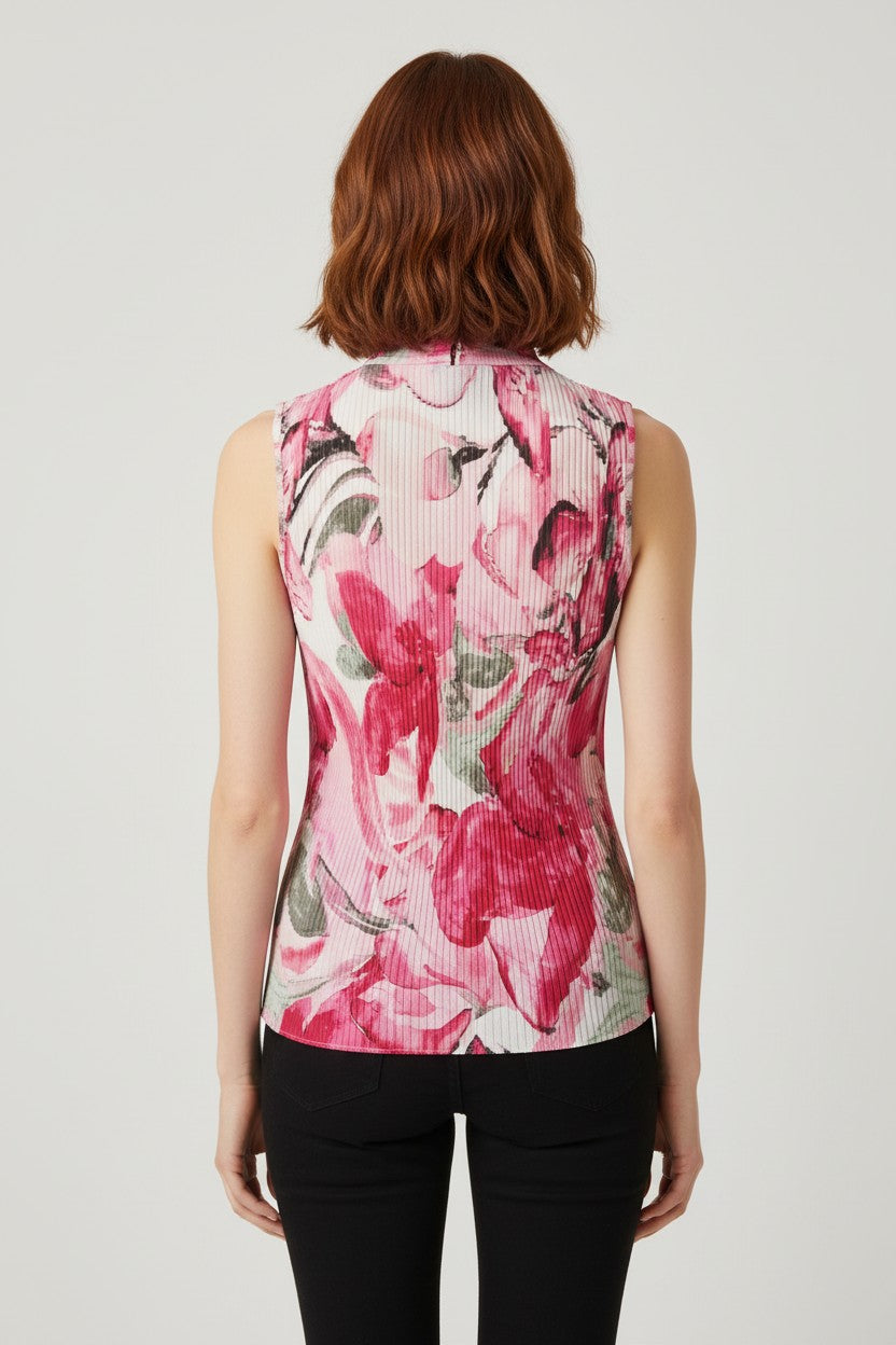 DKNY Damen Top Pink Mehrfarbig Größe M