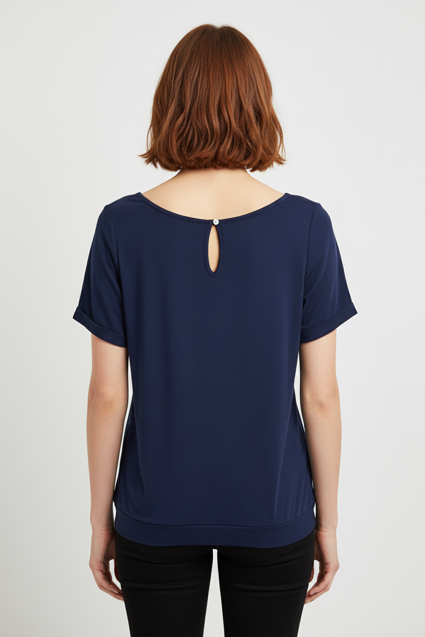 ESPRIT Damen Top Blau Größe XL