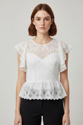 Guess Damen Top Weiß Größe XS