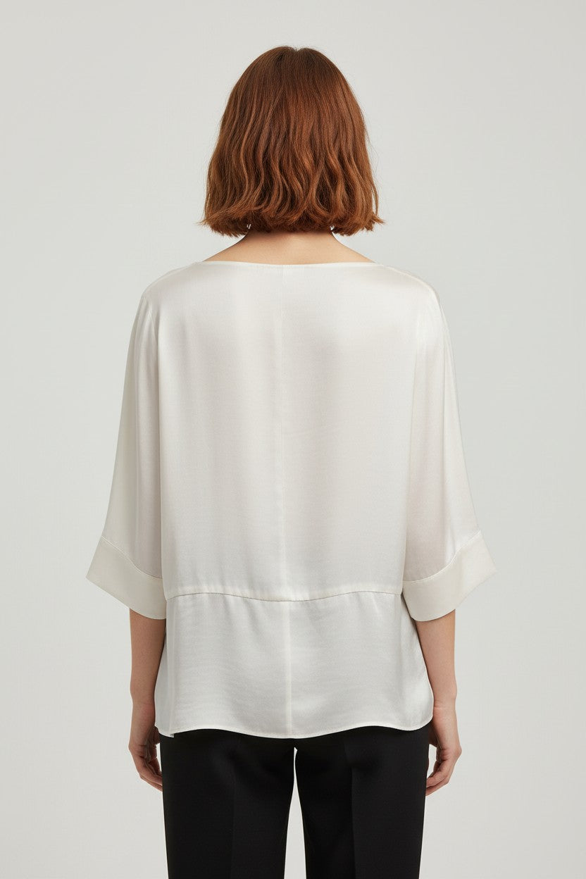 H&M Damen Top Beige Größe XXL