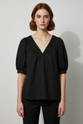 Lindex Damen Top Schwarz Größe XL