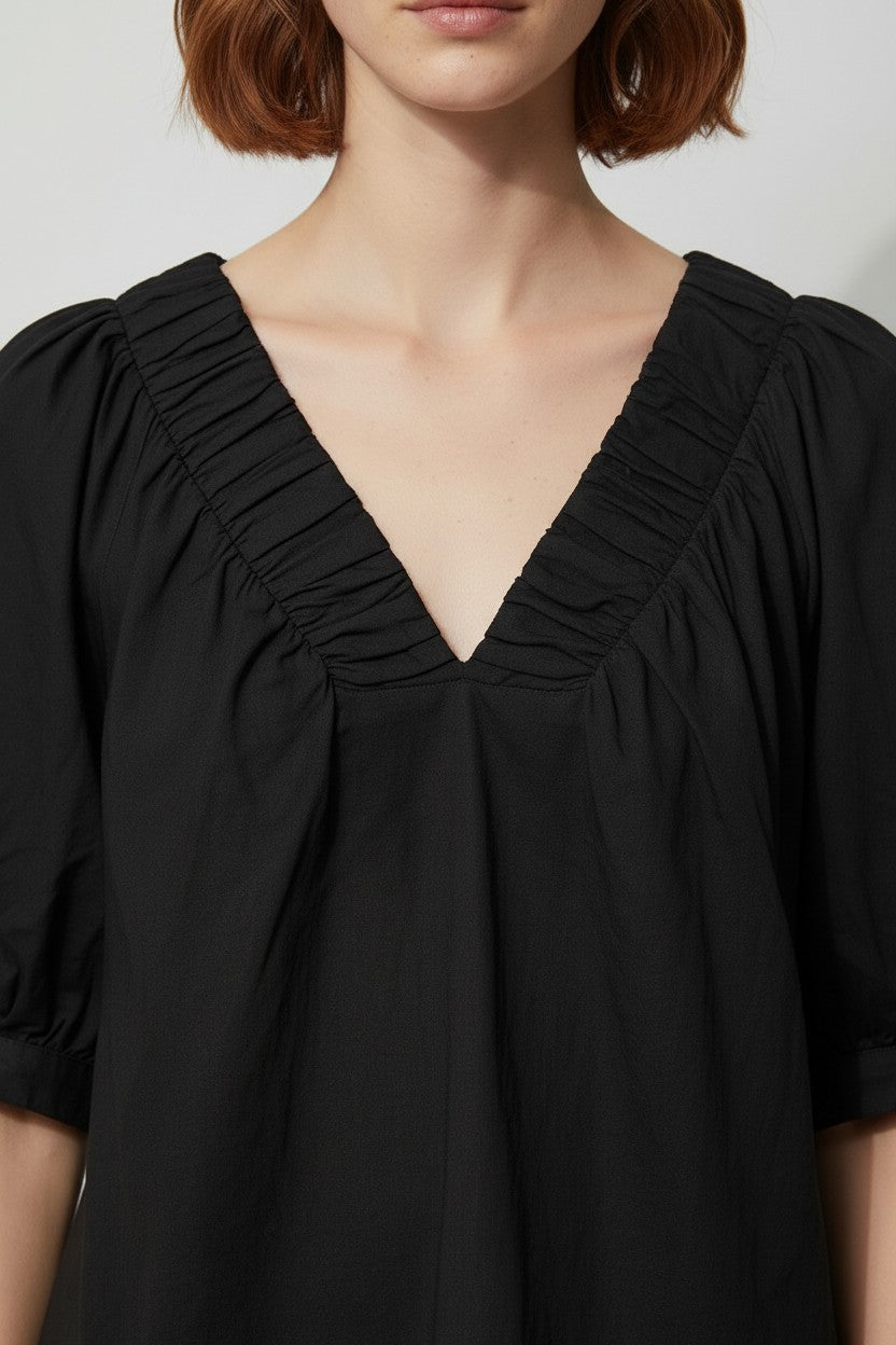 Lindex Damen Top Schwarz Größe XL