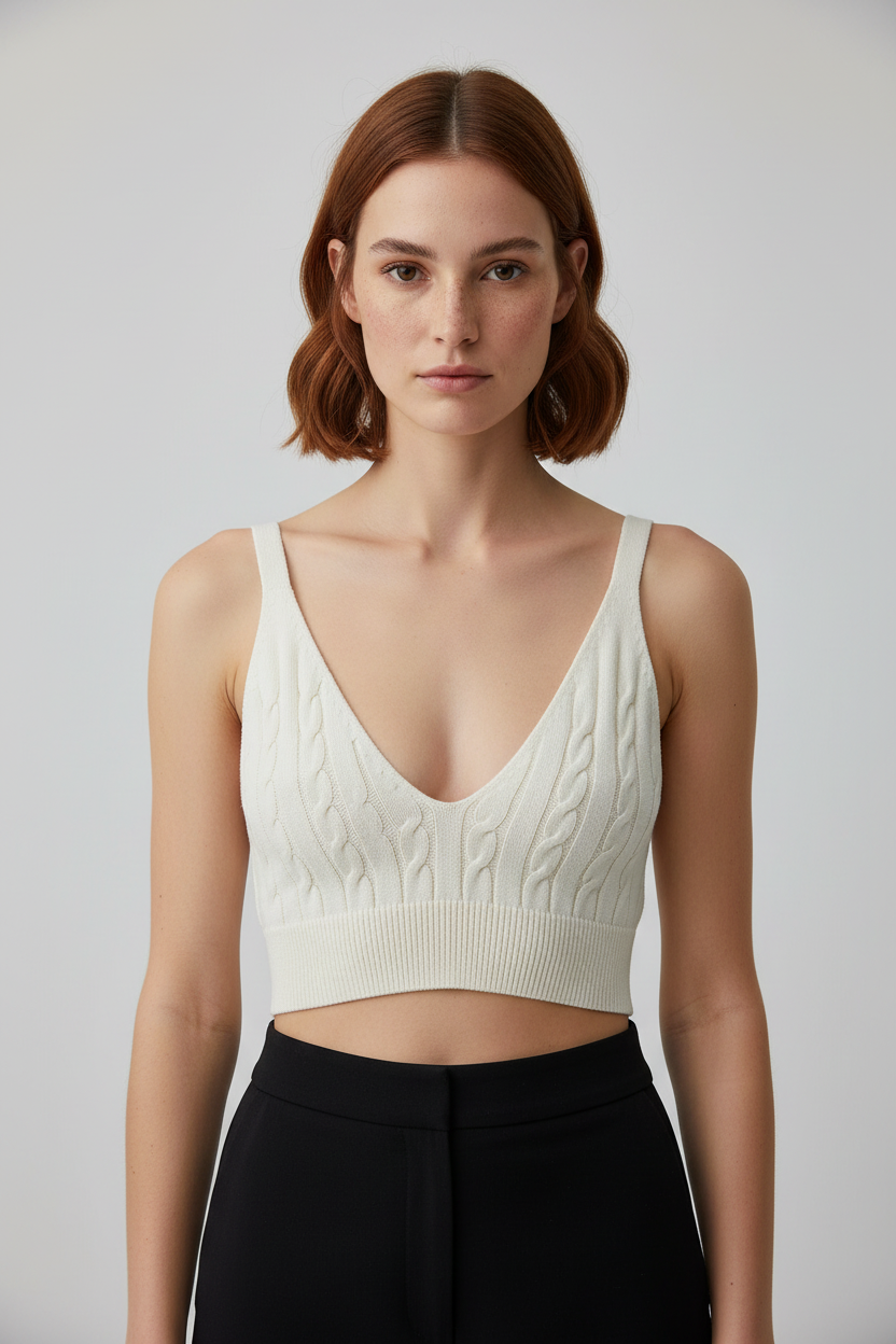 Love Stories Damen Top Beige Größe M