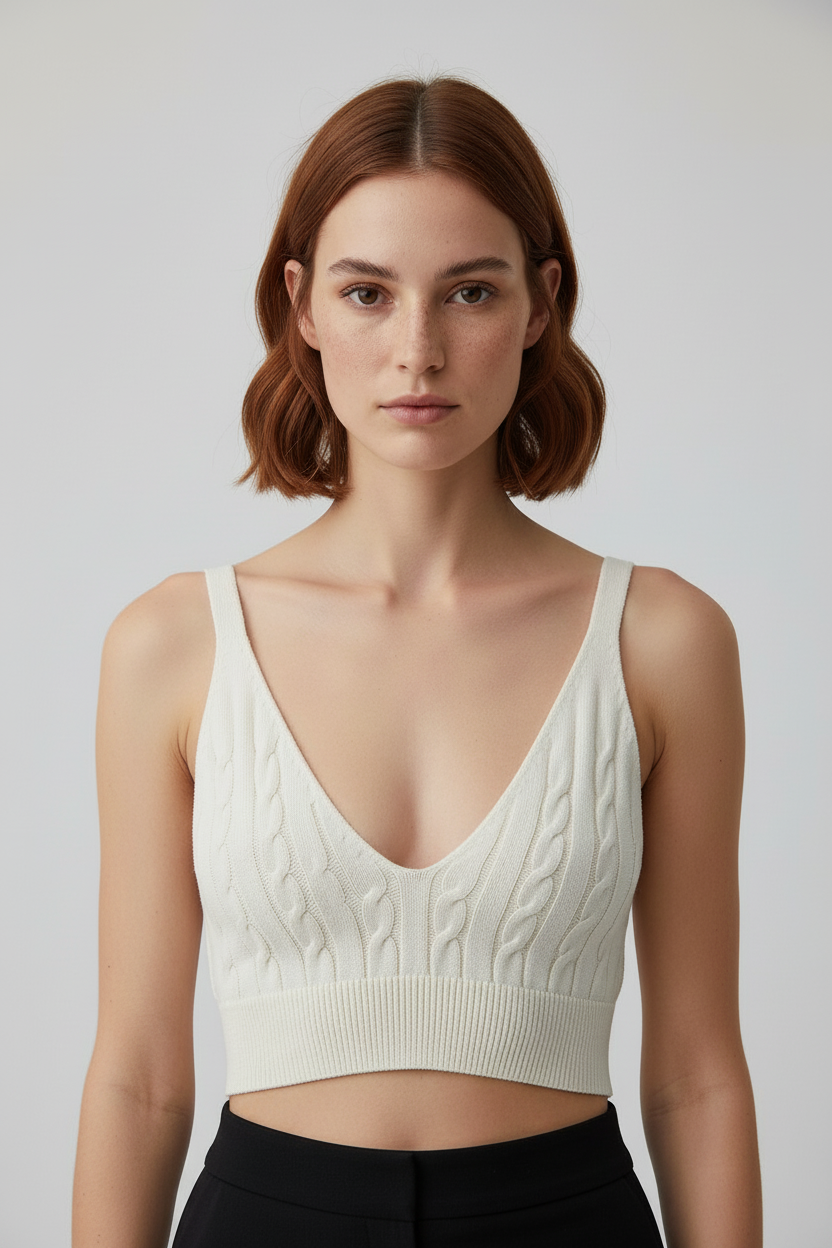 Love Stories Damen Top Beige Größe M