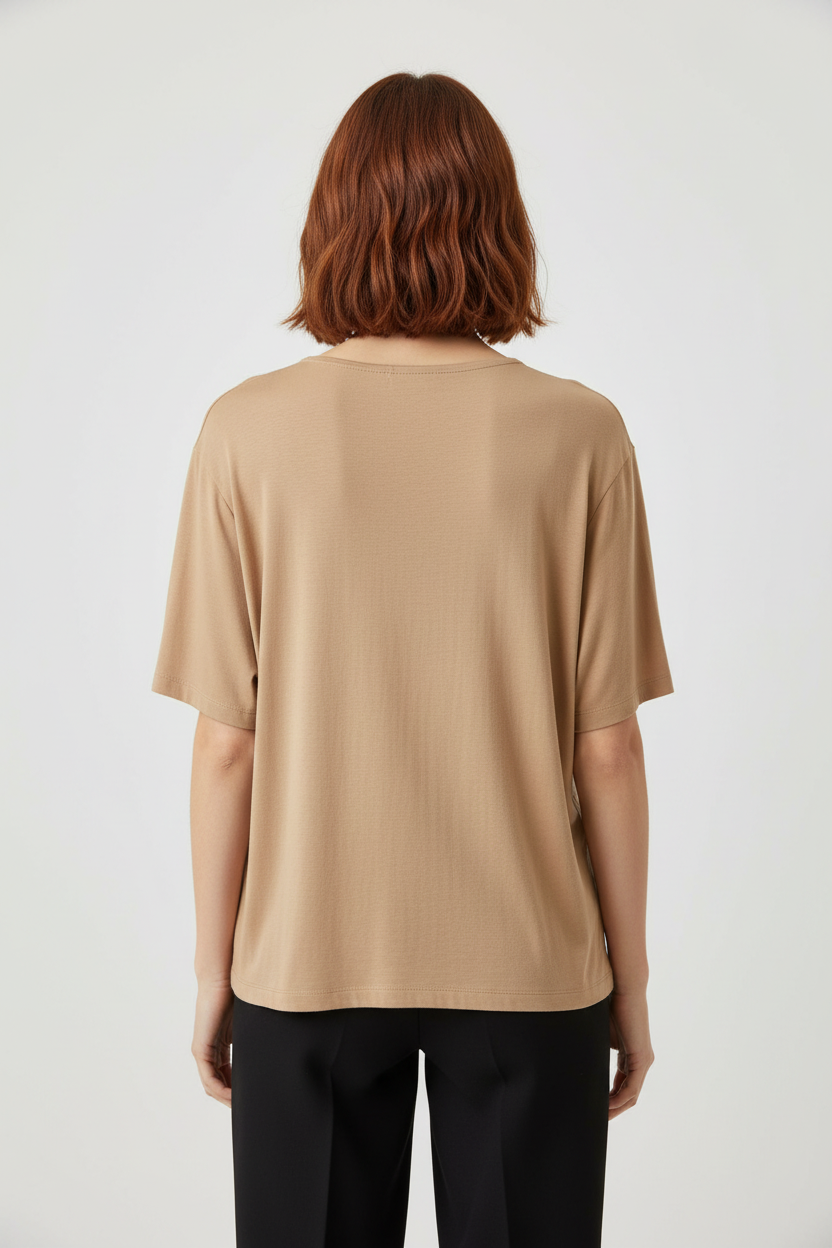 Michael Kors Damen Top Beige Größe XL
