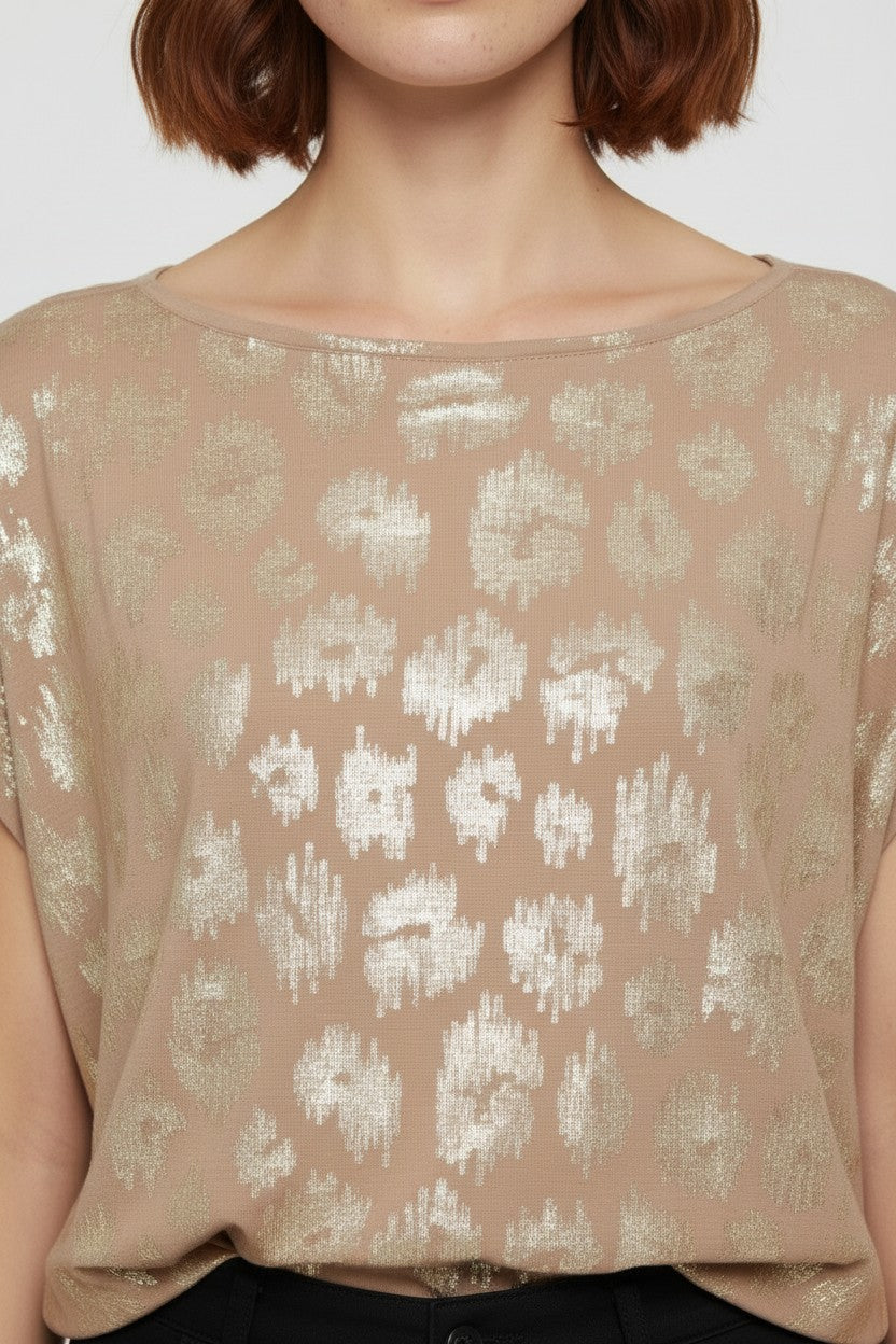 Michael Kors Damen Top Beige Größe XL