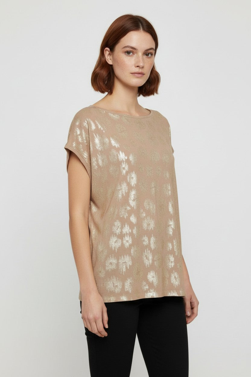Michael Kors Damen Top Beige Größe XL
