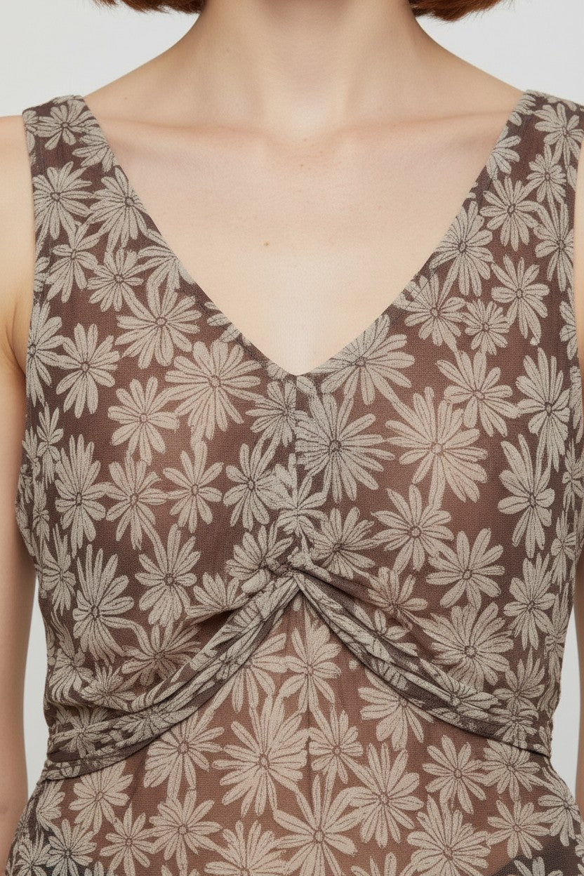Silkwear Damen Top Beige Weiß Größe L