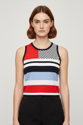 Tommy Hilfiger Damen Top Mehrfarbig Größe L