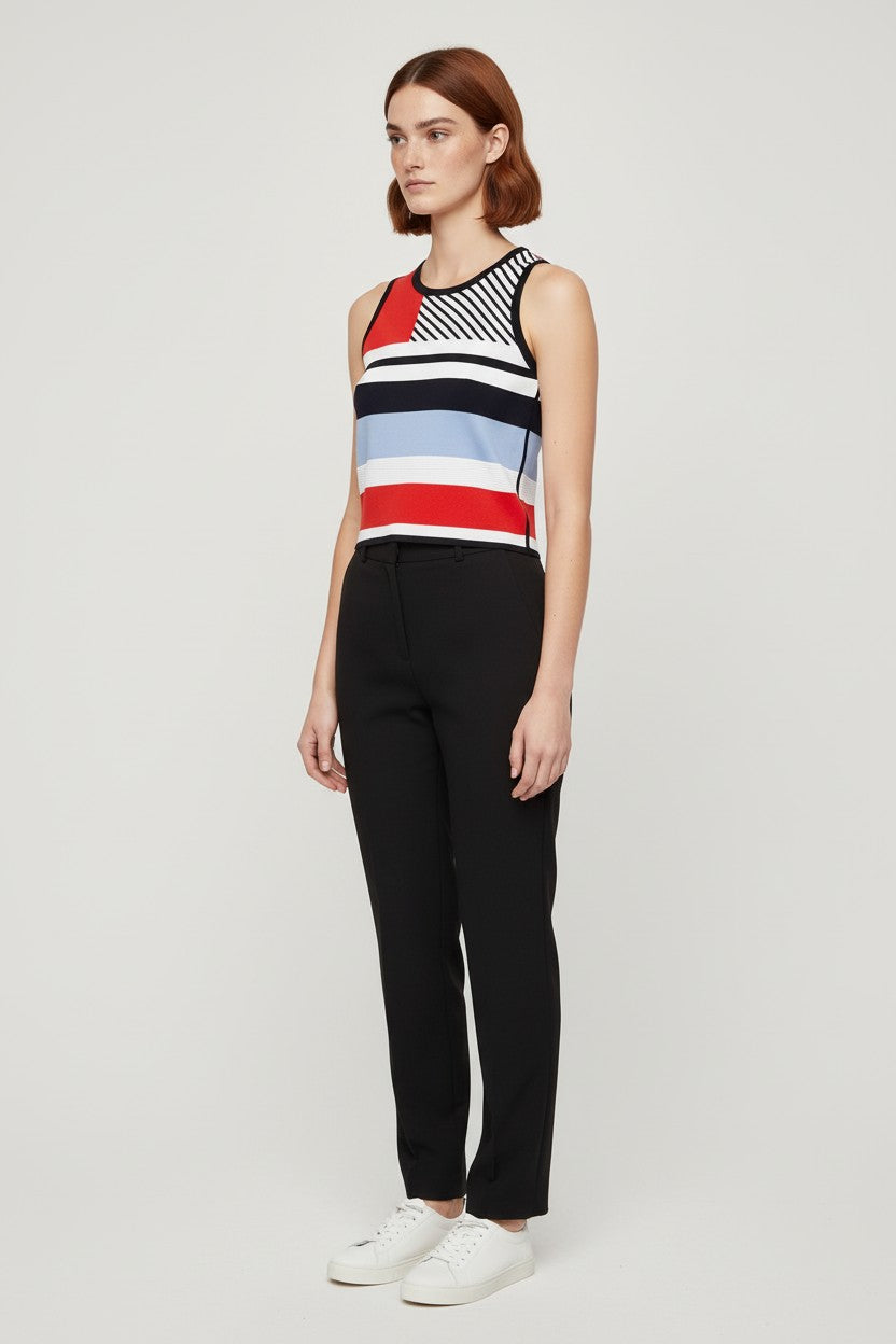 Tommy Hilfiger Damen Top Mehrfarbig Größe L