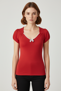 Vive Maria Damen Top Rot Größe XS