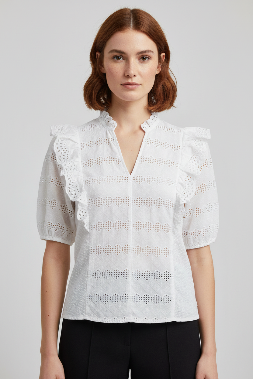 Dante 6 Damen Top Weiß Größe S