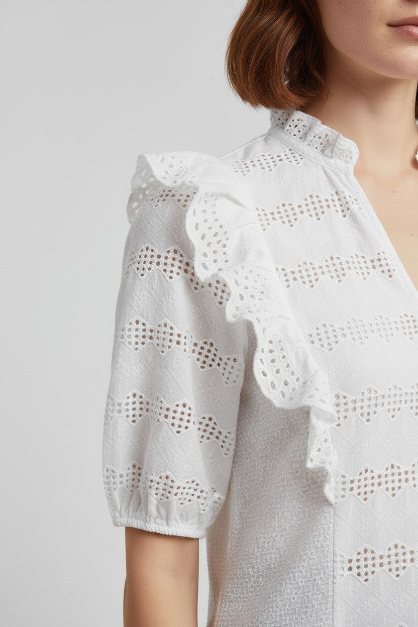 Dante 6 Damen Top Weiß Größe S