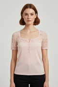 Denim & Supply Ralph Lauren Damen Top Pink Größe XS
