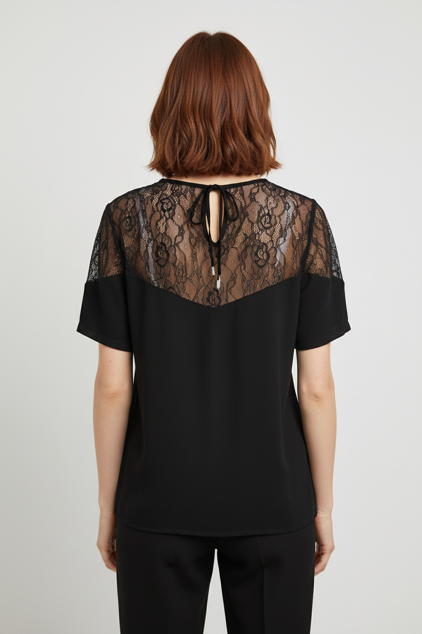 Desigual Damen Top Schwarz Größe XXL