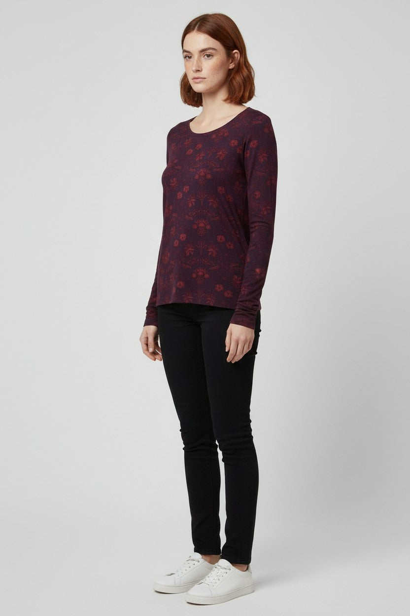 Didi Pretty Different Damen Top Rot Lila Größe 2XL