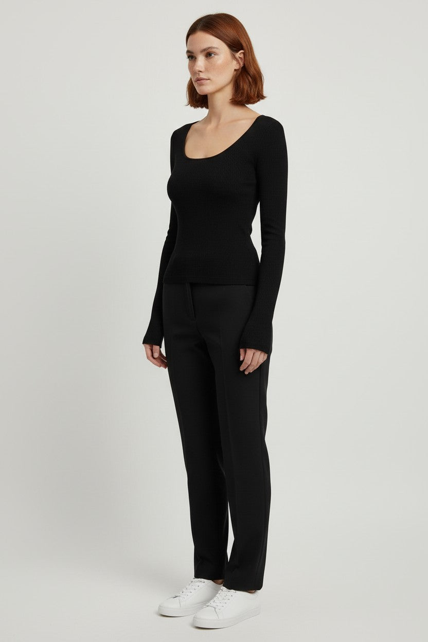 Divided by H&M Damen Top Schwarz Größe S