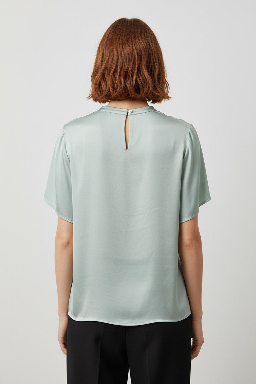 ESPRIT Damen Top Blau Größe XXL