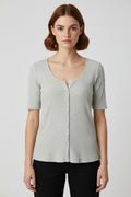 ESPRIT Damen Top Grün Größe XXL