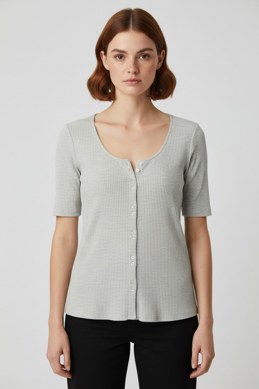 ESPRIT Damen Top Grün Größe XXL