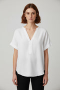ESPRIT Damen Top Weiß Größe XXL