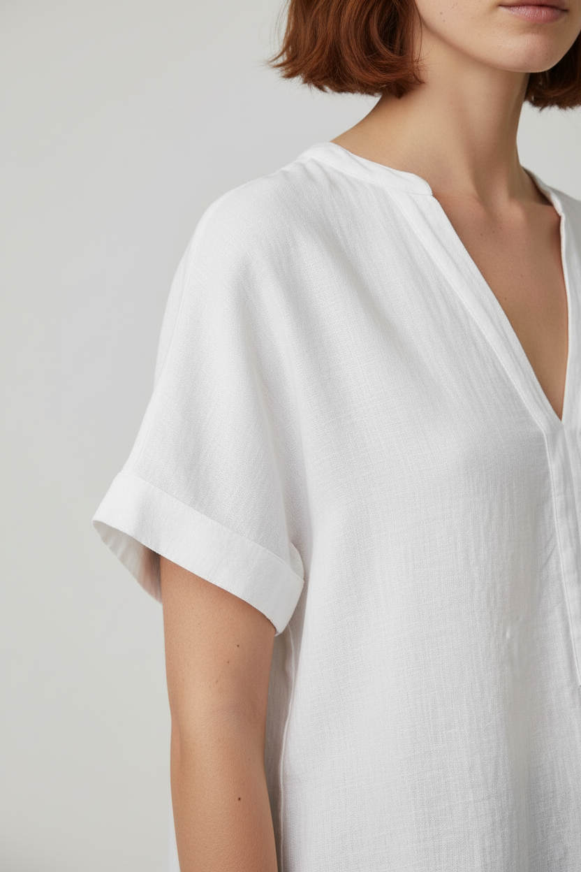 ESPRIT Damen Top Weiß Größe XXL