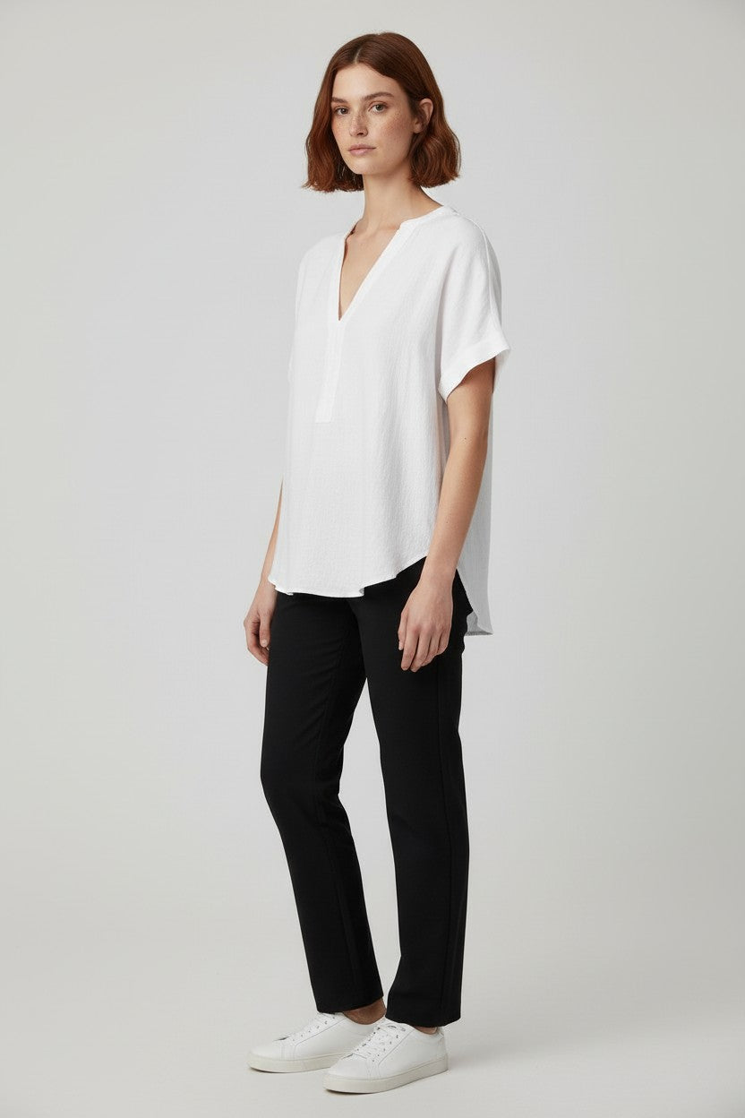 ESPRIT Damen Top Weiß Größe XXL