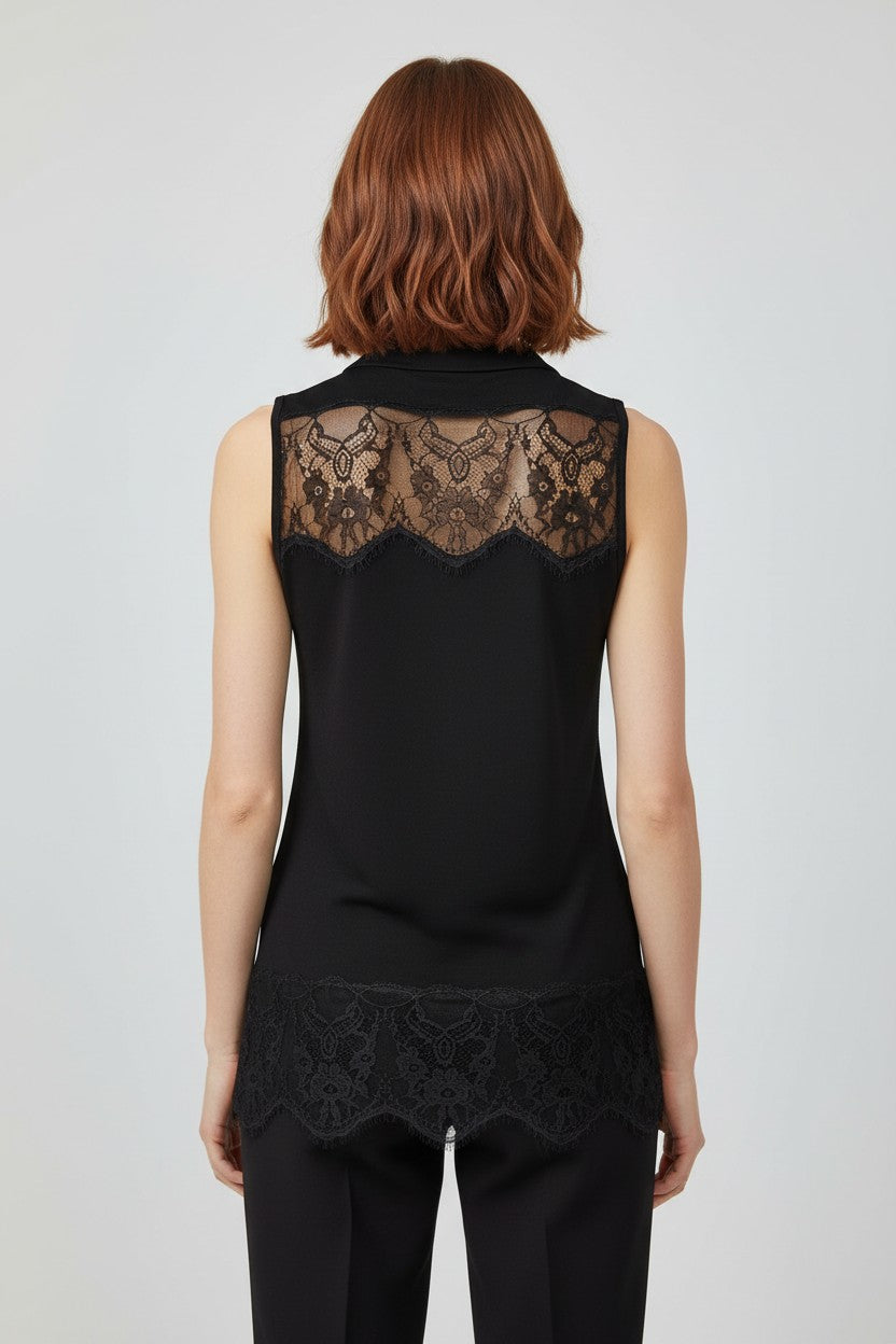 French Connection Damen Top Schwarz Größe S