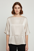 H&M Modern Classic Damen Top Beige Größe XXL