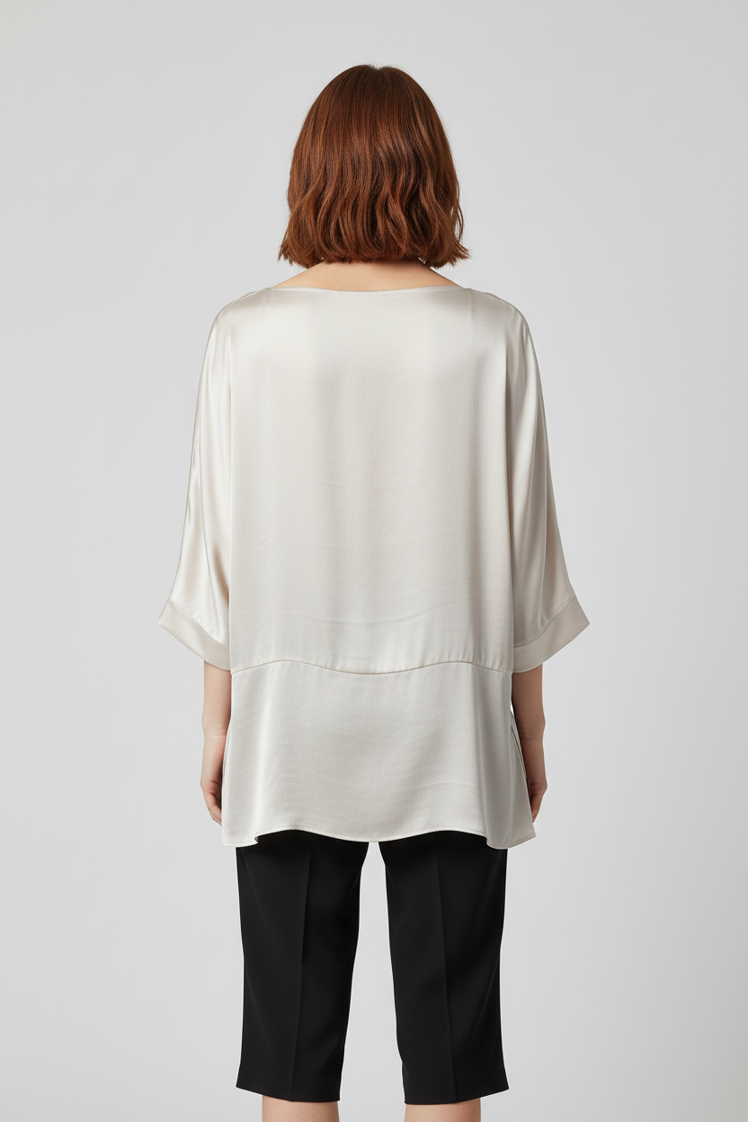 H&M Modern Classic Damen Top Beige Größe XXL