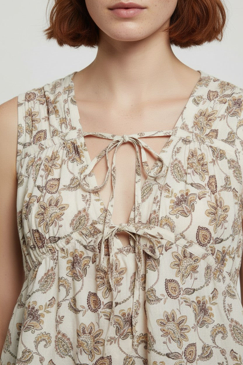 Mango Damen Top Beige Größe M