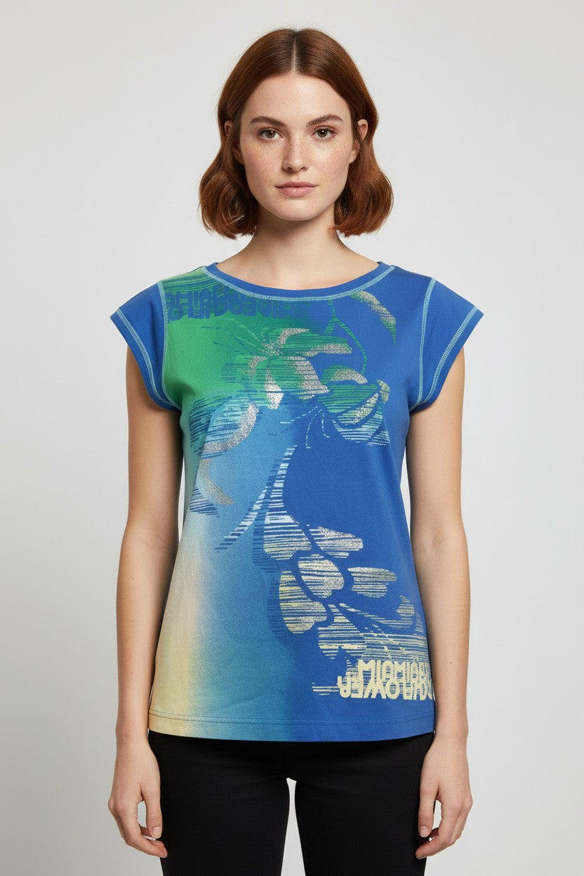 Mexx Damen Top Mehrfarbig Größe XL