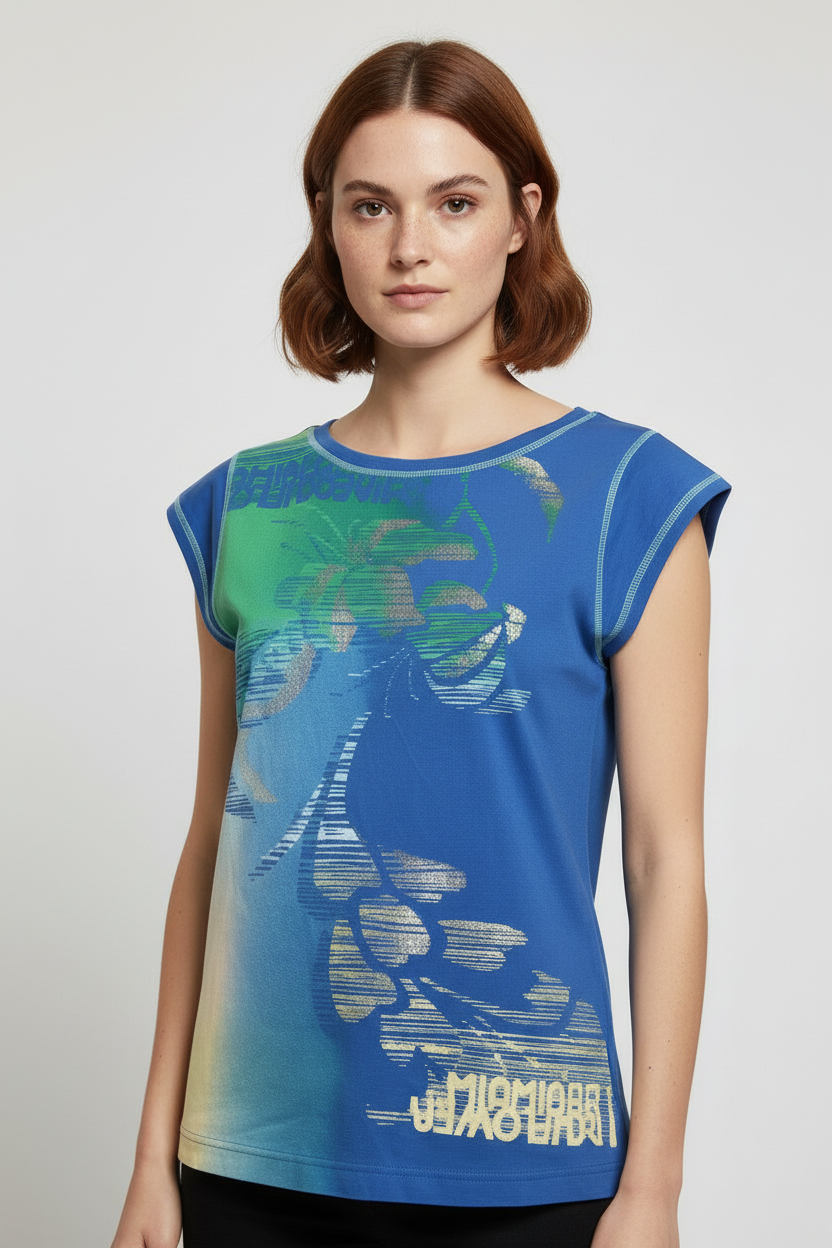 Mexx Damen Top Mehrfarbig Größe XL