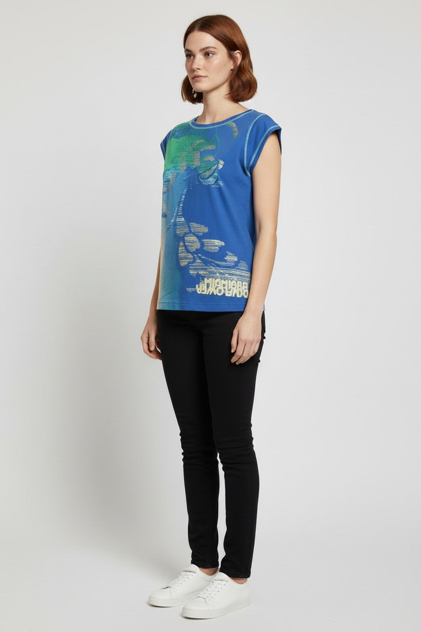 Mexx Damen Top Mehrfarbig Größe XL