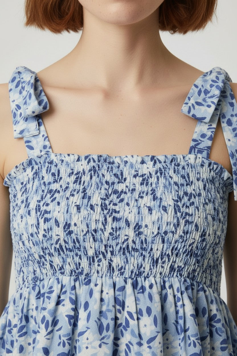 Shein Curve Damen Top Blau/Weiß/Mehrfarbig Größe 2XL