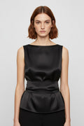 Zara Damen Top Schwarz Größe S