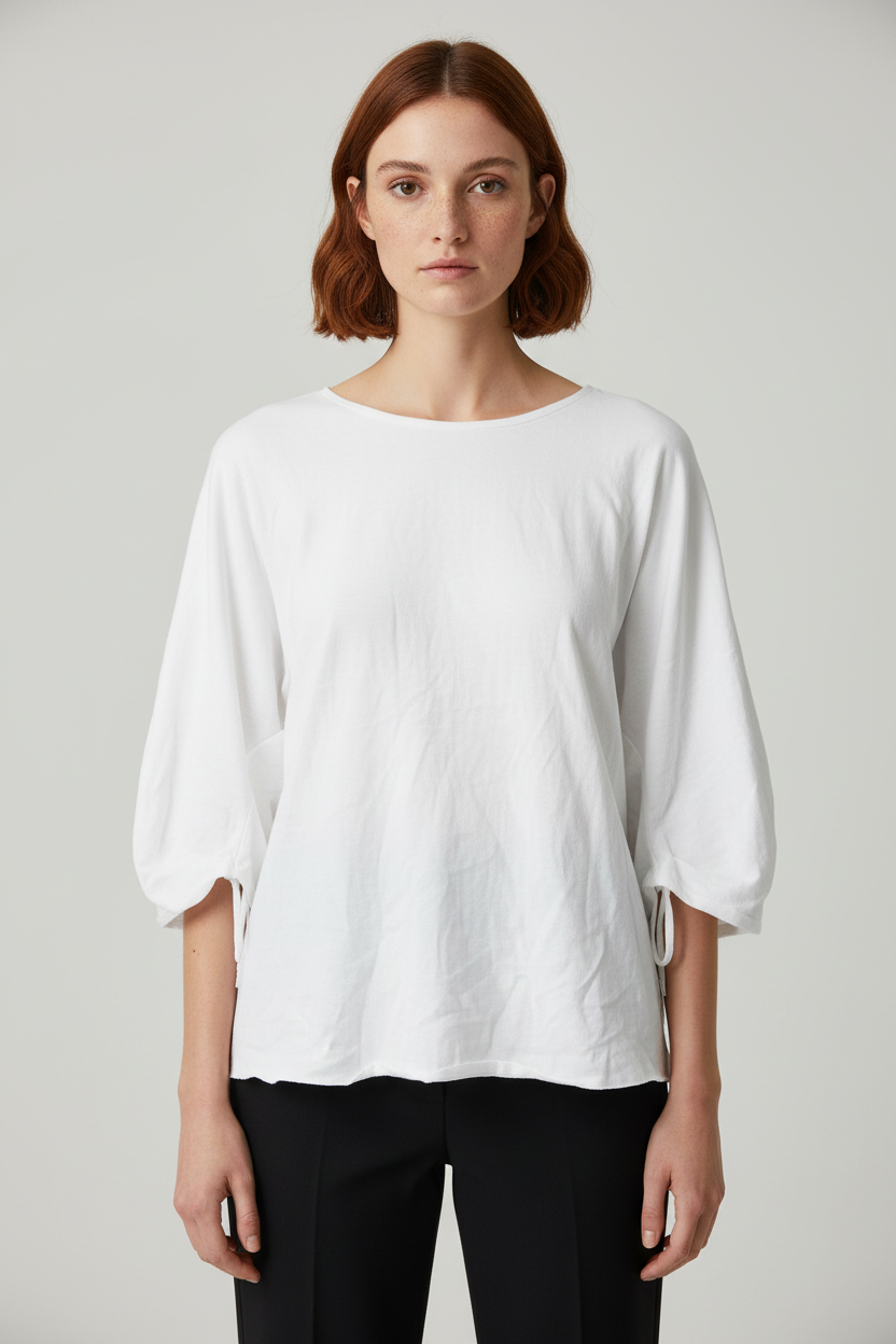 Zara Damen Top Weiß Größe S