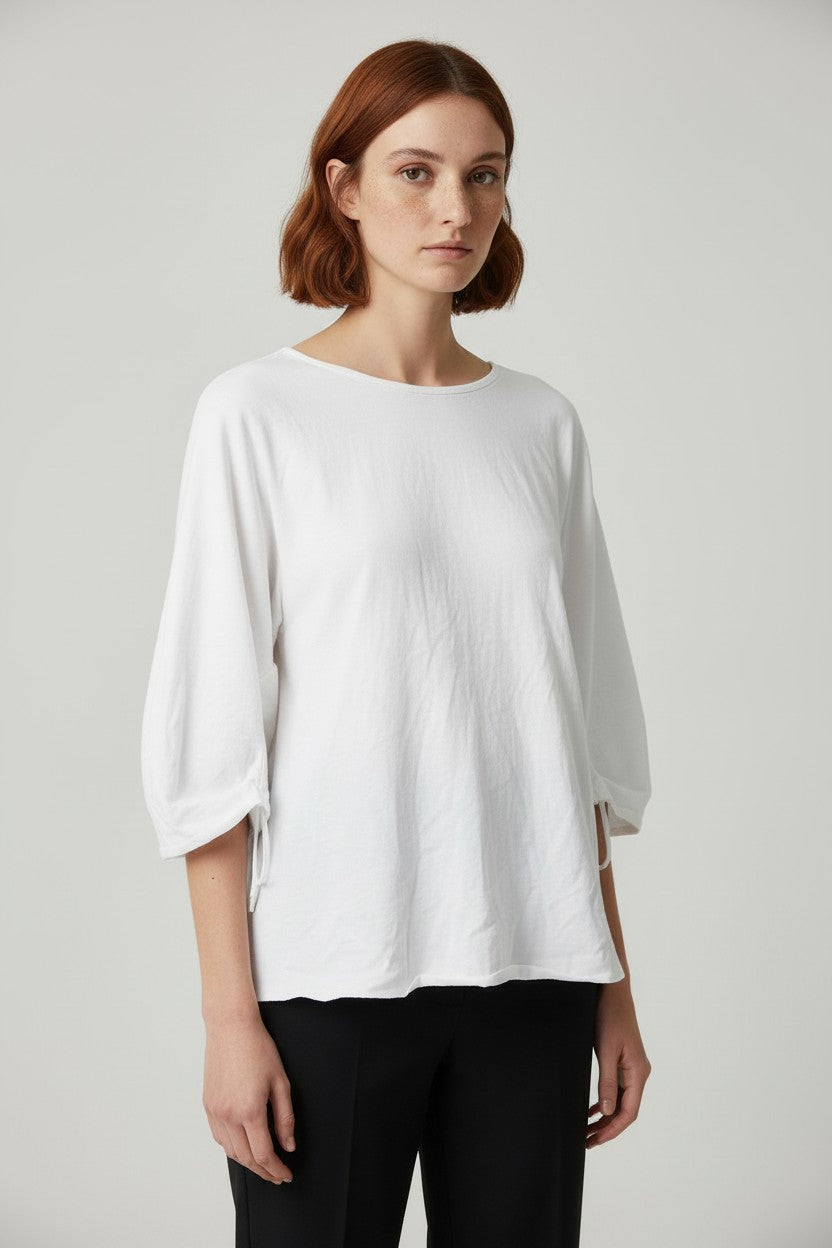 Zara Damen Top Weiß Größe S