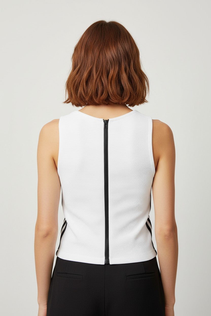 Adidas Damen Top Weiß Größe S