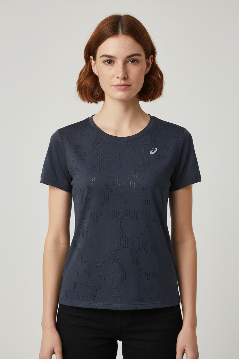 Asics Damen Top Blau Größe S