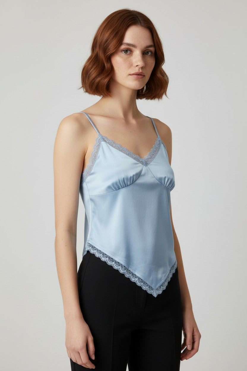 Bik Bok Damen Top Blau Größe S